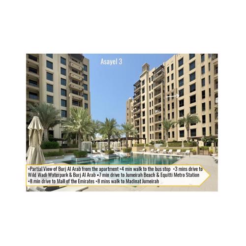 1bd Partial Burj Al Arab View Prime Location