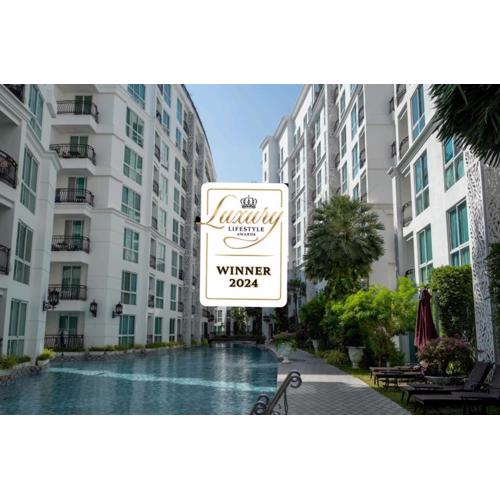 1bed Luxury apartment with pool & gym access near walking street