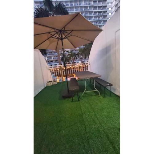 1bedroom pool view with big balcony