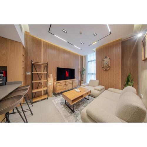 1BR Apartment Private Poolview in Alef Al Mamsha - Central Sharjah