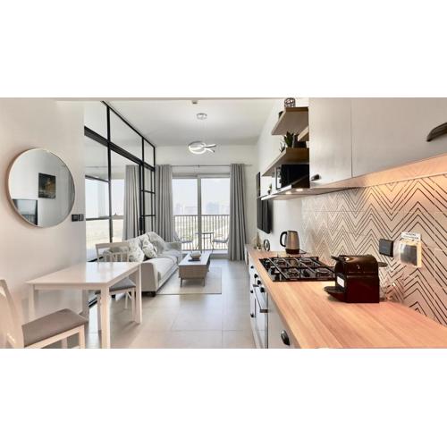 1BR Apartment with Burj Khalifa View in Dubai Hills by Bhavan Vacation Homes