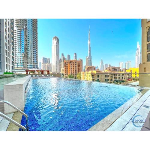 1BR Downtown Apt Walk to Dubai Mall & Burj