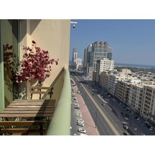 1BR in Fujairah, CITY&SEA view
