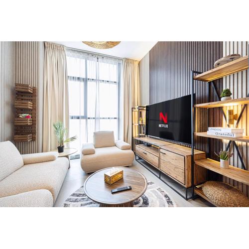 1BR Private Apartment in Al Mamsha - The Nest