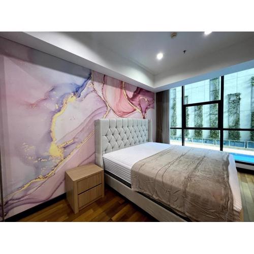 2 Bed Casa Grande Mall Kota Kasablanka, view Swimming Pool By Travelibu