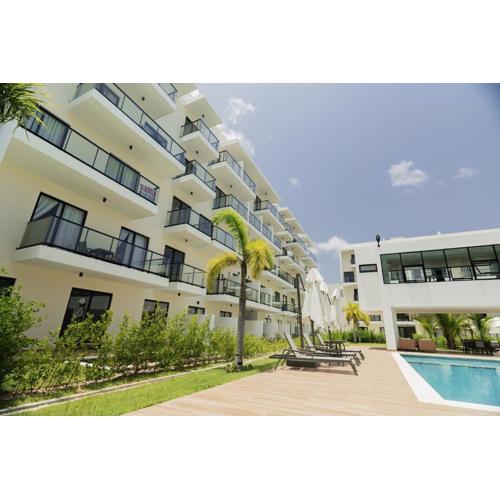 2 bedrooms & Sofa Bed Downtown Punta Cana Central Park C-502