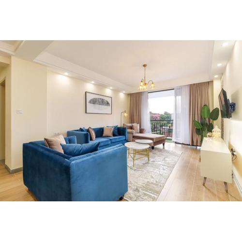 2 BR Condo with a balcony, pool&gym