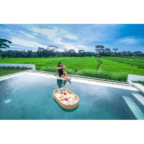 2 BR Villa with open view of rice paddies & sunset