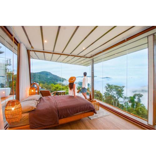 บ้านละอองฟ้า2 แอร์ อ่าง พร้อมน้ำตก วิวดอยมีหลังเดียวส่วนตัวกว่า