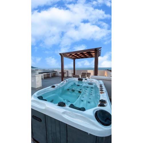 2BHK furnished flat with jacuzzi