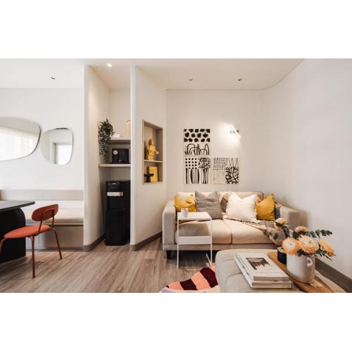 2BR Cozy City View CBD Sudirman Park Apartment, Luxury & Chic Design