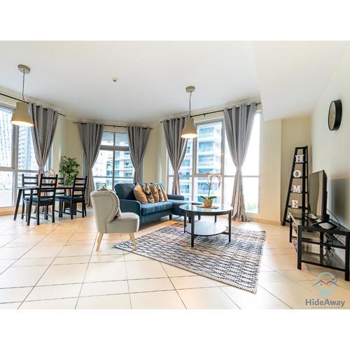 2BR Cozy Elegant, 3 Min to Beach, Dubai Marina