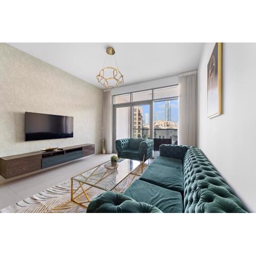 2BR plus Maid Bellevue Tower 1, Burj Khalifa View