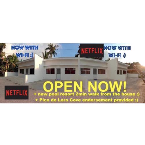 2BR townhouses good for 12pax each & NETFLIX & 100Mbps WIFI & pool resort 2min walk & 3km outside Pico de Loro Cove & Calayo Cove - with Endorsement for Pico de Loro Cove good for 7 days & Boat-Tour & Island Hopping assistance