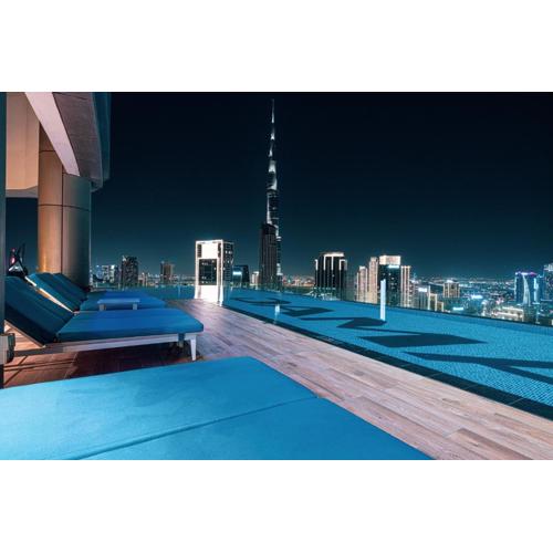 2BR with Infinity Pool & Burj Khalifa View