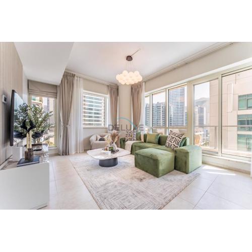 2BR with Marina Canal Views, Walking Distance to Marina Mall, Metro Station & JBR Beach, Al Majara 1, Dubai Marina by Deluxe Holiday Homes