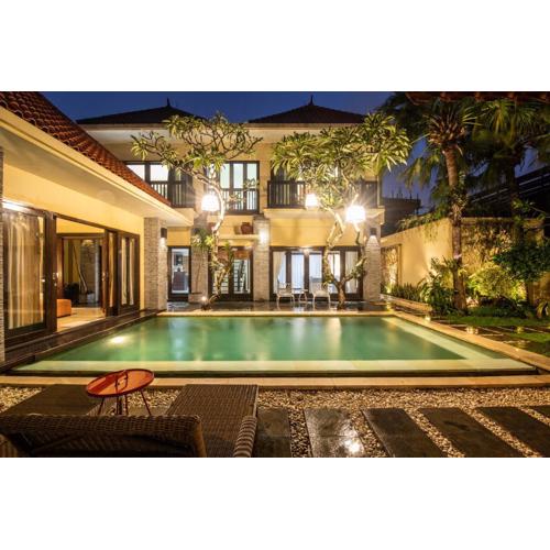3-BR Private Pool Samudra Villa Tiga Umalas 10min to Canggu Beach