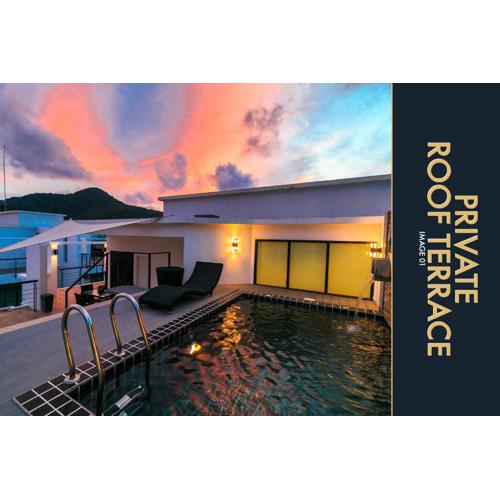 3 BR Stylish Condo with Private Rooftop Pool