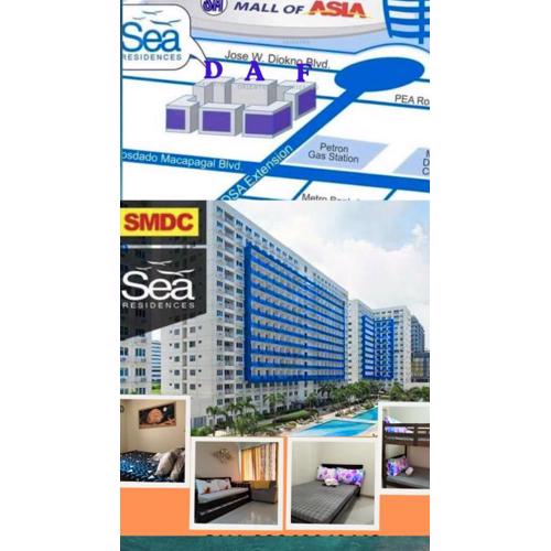 335 Sea Residences Tower F Staycation Infront of Moa, Arena, Ikea, Smx, Moa Complex, Near COD, Solaire, Okada, Parqal, & NAIA 123