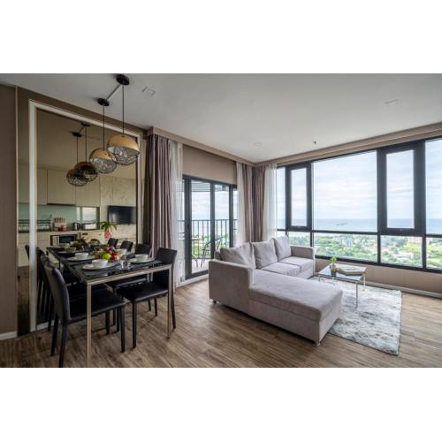 360 Seaview 2BR 22F Sriracha Beach by น้องมังคุด