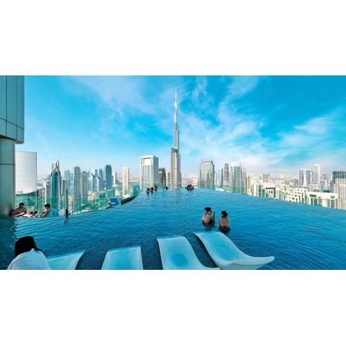 5 Star High Rise Luxury Apartment, Infinity Pool With Stunning Burj View - Brand New Apartment