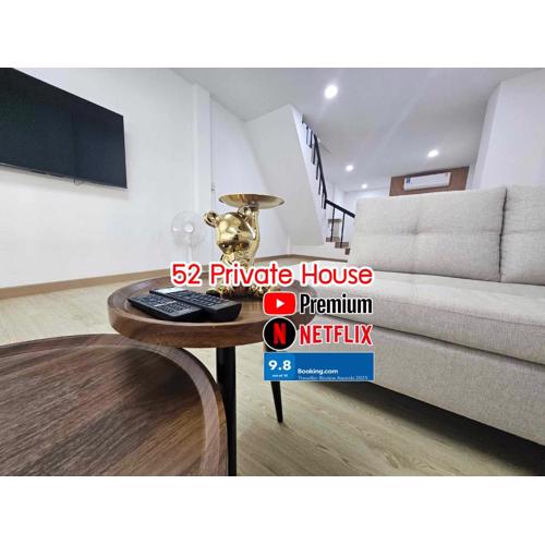 52PrivateHouse บ้านพักส่วนตัว ใจกลางเมือง Free Netflix & Youtube premium