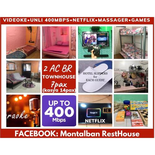 7pax, 2 AC BR,Videoke,Games,Netflix,Cook,Parking