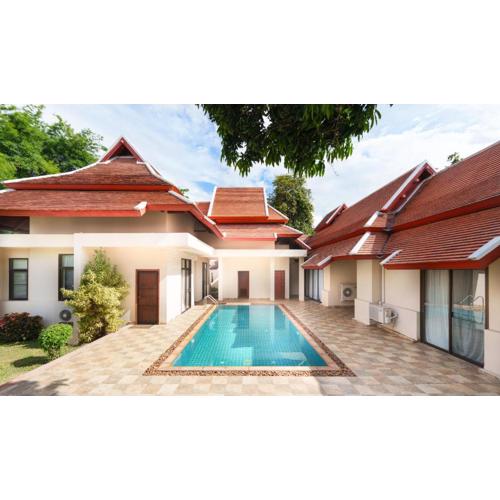 清迈纳朵泰式兰纳风格网红豪华私人泳池热带花园别墅紧邻魏功甘古城