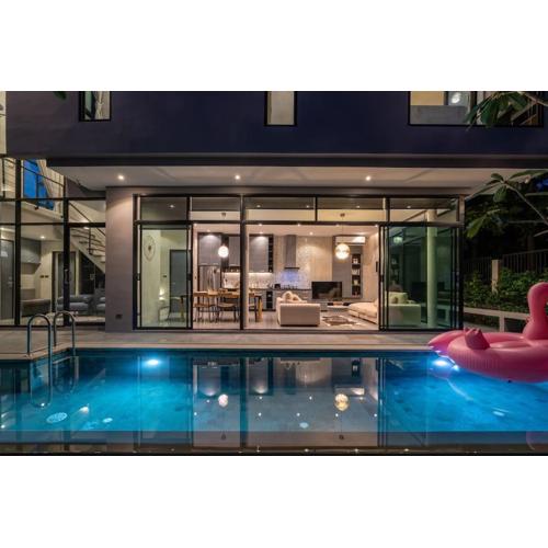 晨海の夢三卧私人花园泳池别墅