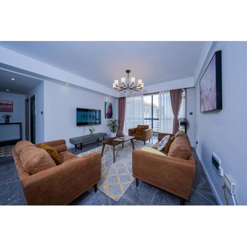 Abantu Parkview 2BR Suite near JKIA SGR with Pool Gym Eatery