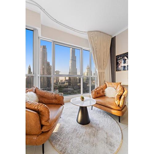 Ace Luxe, 2BR, Downtown, Burj Khalifa & Dubai Fountain view, 5 mins walk to Dubai Mall