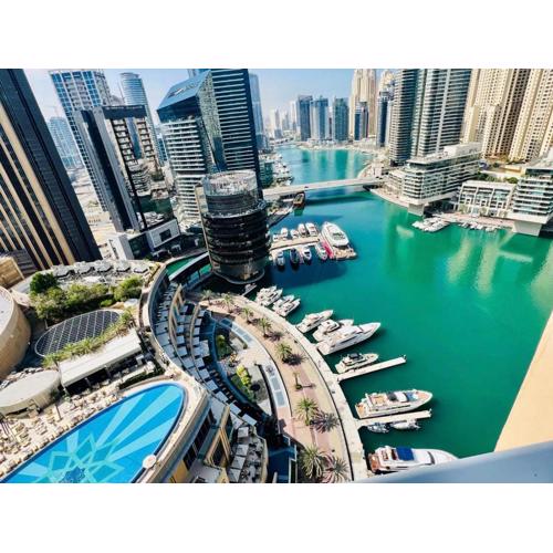 Address Marina Mall Suites - Full Marina Views, Balcony, Kitchen & Parking
