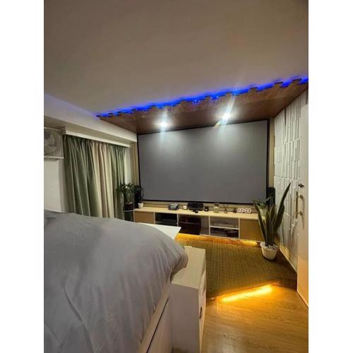 Aesthetic Condo Unit with Cinema Home Theater Japan Technology