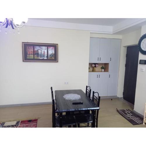 Affordable living two bedroom apartment with fully equipped gym ample parking space swimming pool children playing ground and amazing scenic views