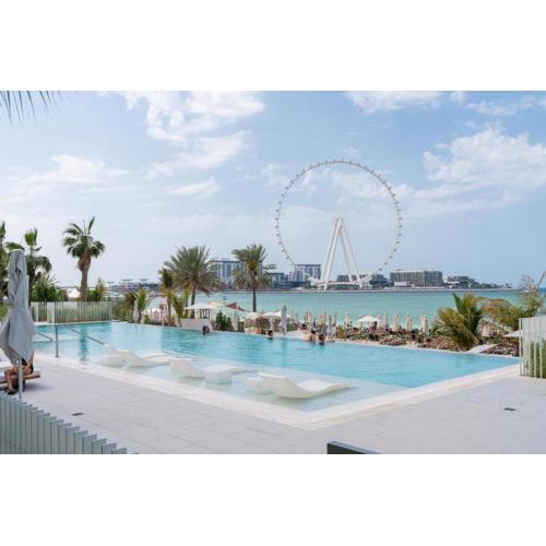 Ahlan HH - Luxurious 1BR Suite at La Vie - Free Private Beach Access