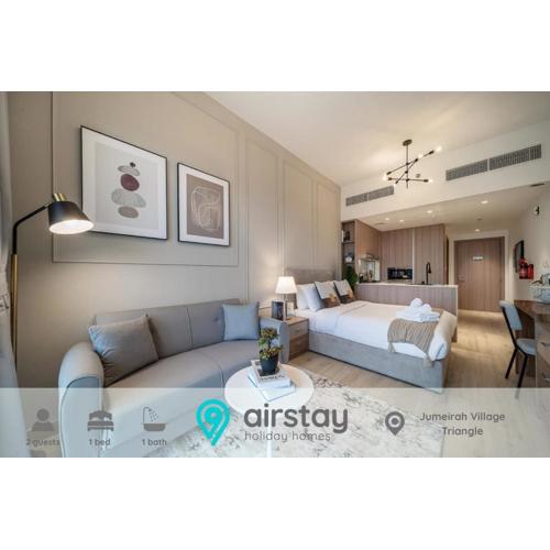 Airstay - Stylish Studio - JVT - Community Views - Monthly Offer Available