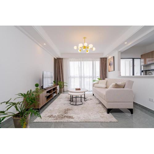 Airy Apartment with Gym, Stunning View in Westlands