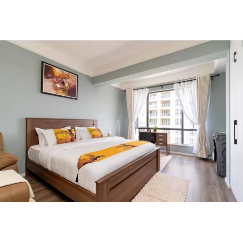 Alba with pool, gym, mini market, and free parking