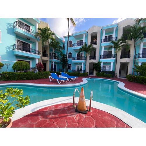Amazing apartment pool and beach life in los corals punta cana