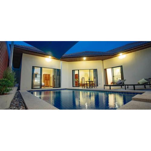 AnB poolvilla 3BR walk private beach in pratamnak