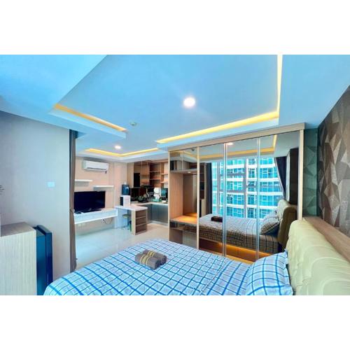 apartemen brooklyn alsut Studio bergaya modern,pusatkota,cozy,pool,gym,wifi