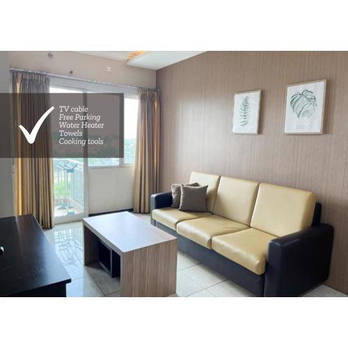 Apartemen Luas 56m2 - 2 kamar tidur - Galeri Ciumbuleuit Apartment 1 - code 12B