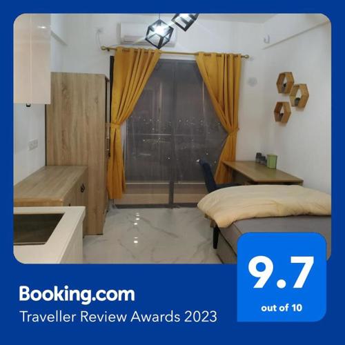 Apartemen Scandinavian 20m dengan 1 Kamar Tidur dan 1 Kamar Mandi di BSD Sky House BSD