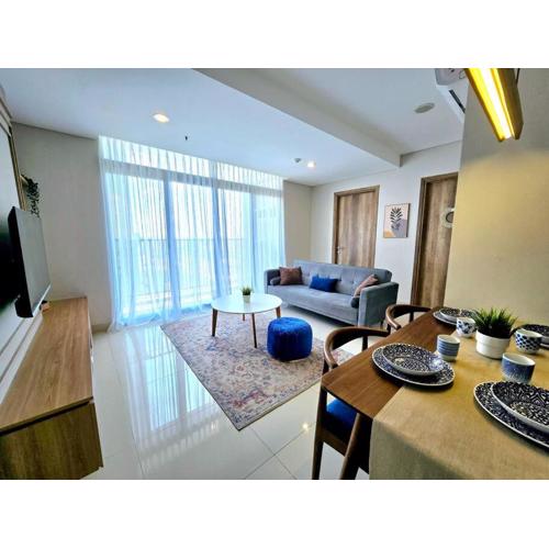Apt Pejaten Park Residence 2 BR Alistan with Pool, Washer and Netflix