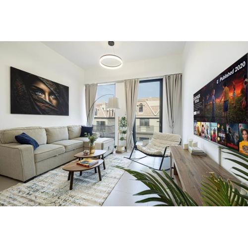 Aria By Grovy - JVC 1 bedroom with pool and rooftop