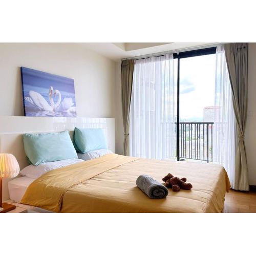 Astra condo清迈市中心古城高端温馨公寓两卫浴wifi泳池健身房山景城景房