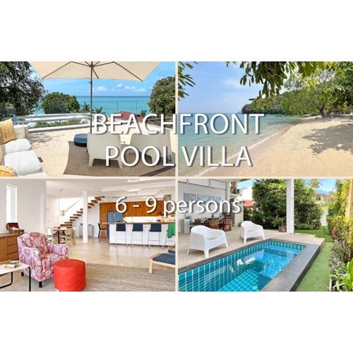 At the Beach New 6-9 person Pool Villa Ao Yon Phuket