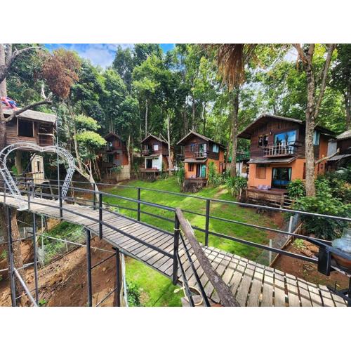 บ้านต้นไม้แม่กำปอง Baan TONMAI MAEKAMPONG