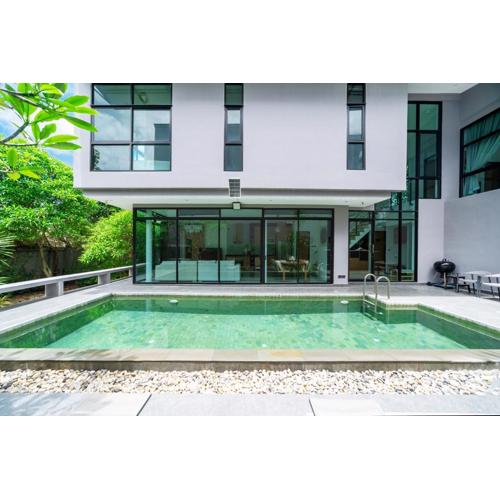 BangT-ao 3-bedroom modern minimalist luxury style private pool holiday villa gym quiet community