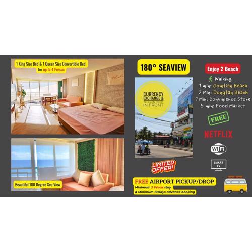 Beachfront Jomtien 180degree Seaview